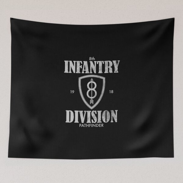 Item preview, 8th Infantry Division (distressed) designed and sold by StrongVlad.