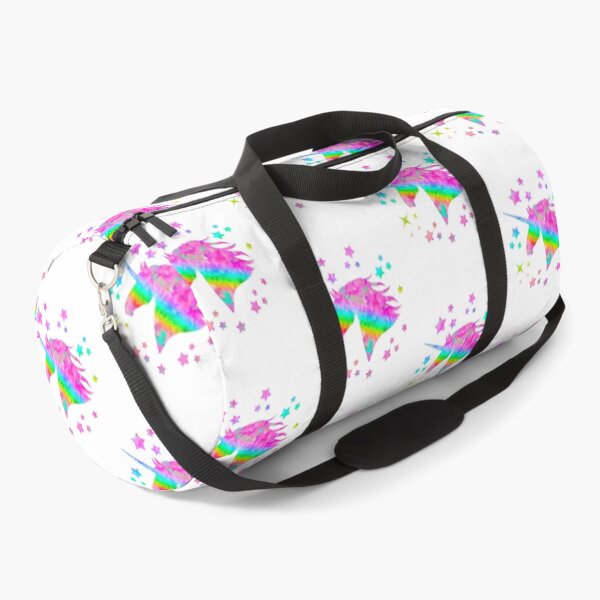 Artikelvorschau, Funkelndes Regenbogen-Einhorn-Aquarell-Porträt-Gemälde entworfen und verkauft von MiaoMiaoDesign.