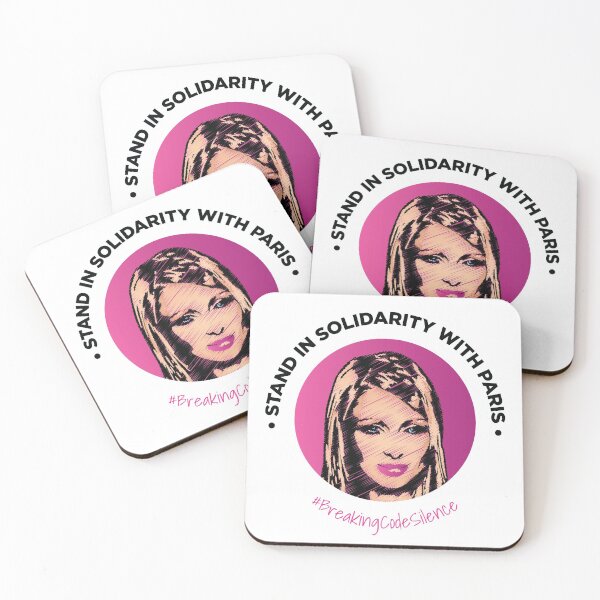 Item preview, Stand in Solidarity with Paris- Breaking Code Silence (black/pink fonts) designed and sold by HeraAndKosmos.