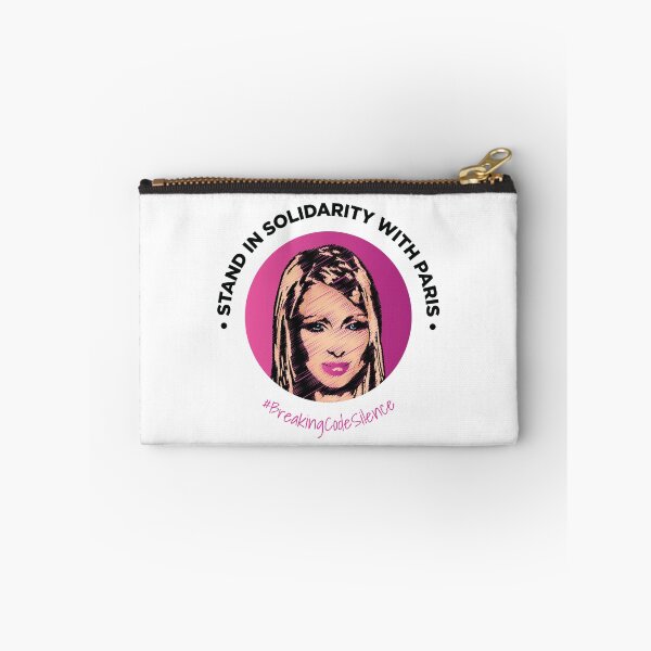Item preview, Stand in Solidarity with Paris- Breaking Code Silence (black/pink fonts) designed and sold by HeraAndKosmos.