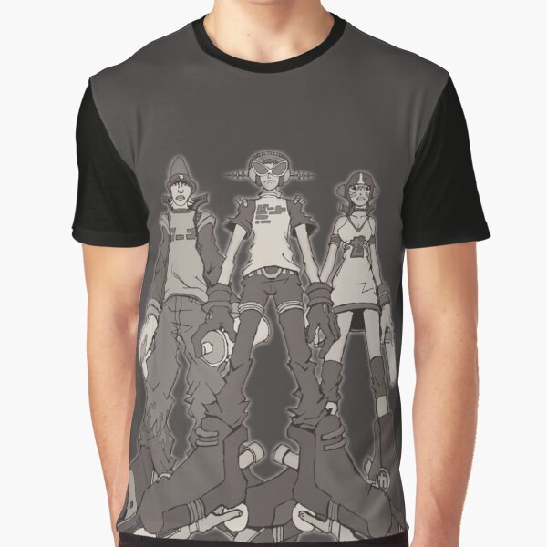 Vista previa del artículo con la obra «Jet Set Radio Future (JSRF) Los GG Monocromo 2», diseñado y vendido por everything4eva.