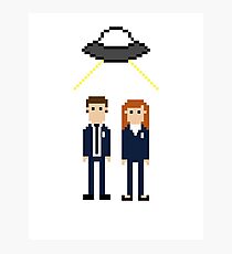 Mulder and Scully Photographic Print