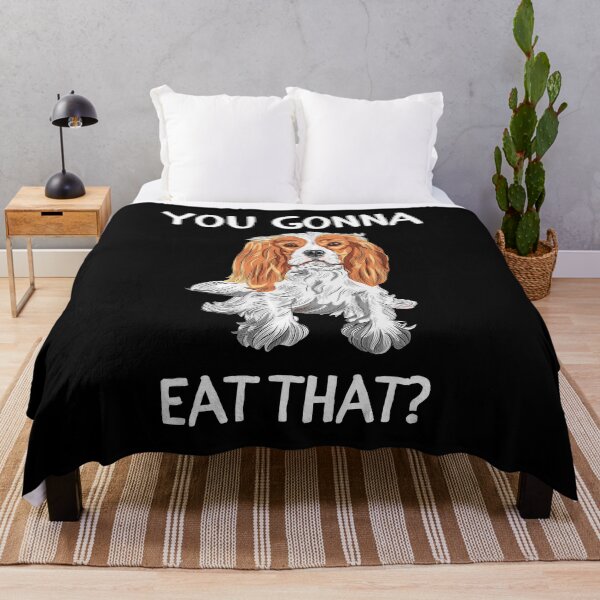 Item preview, Funny Cavalier King Charles Spaniel You Gonna Eat That? designed and sold by APrettyView.