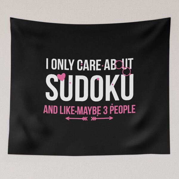Item preview, I Only Care About Sudoku And Like Maybe 3 People designed and sold by at85productions.