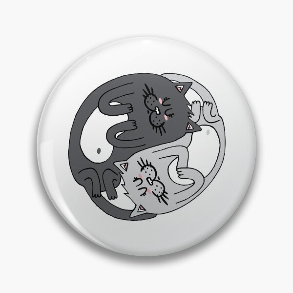 Item preview, Yin & Yang cats - black & white designed and sold by Adrian Serghie.