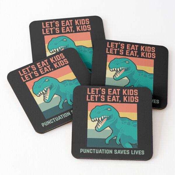 Item preview, Let's Eat Kids Punctuation Saves Lives designed and sold by Albatrozz.