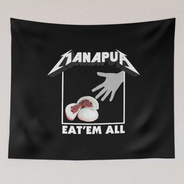 Item preview, Manapua - Eat'em All! designed and sold by LocalKineStuffs.