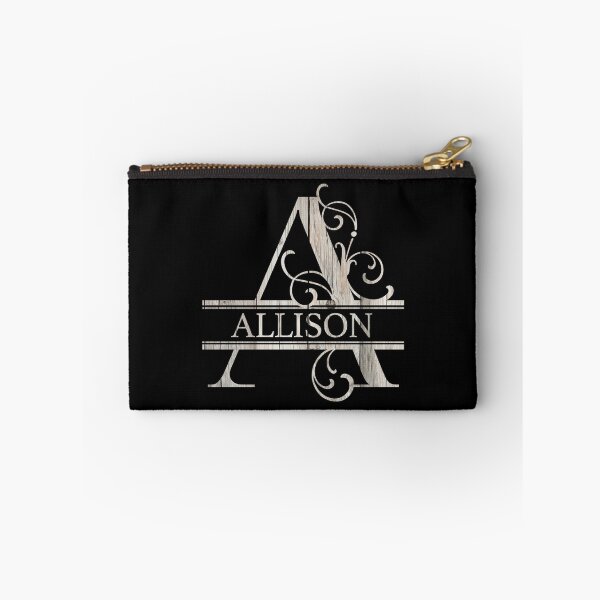Aperçu de l'œuvre Allison Name - Wood Style  Monogram Letter A The Allison Name Gift For Allison créée et vendue par JoleneHarty.