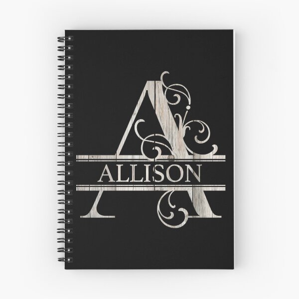 Aperçu de l'œuvre Allison Name - Wood Style Monogram Letter A The Allison Name Gift For Allison créée et vendue par JoleneHarty.