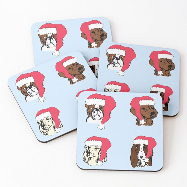 Item preview, Merry Christmas dogs designed and sold by NinaBetterNot.