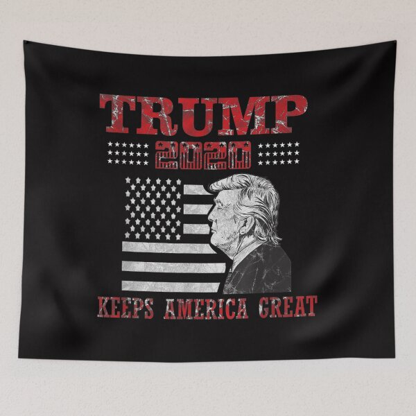 Item preview, President Trump Re-Election 2020 - Keeps America Great designed and sold by JoanneHughes.