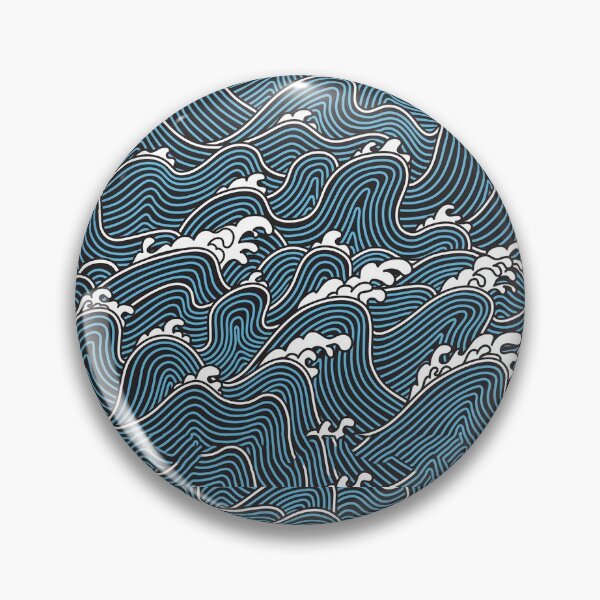 Item preview, Japanese Style Waves designed and sold by Swirlstache.