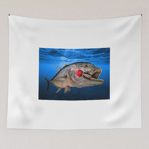 Item preview, Giant Trevally and popper designed and sold by Paul Kyriakides.