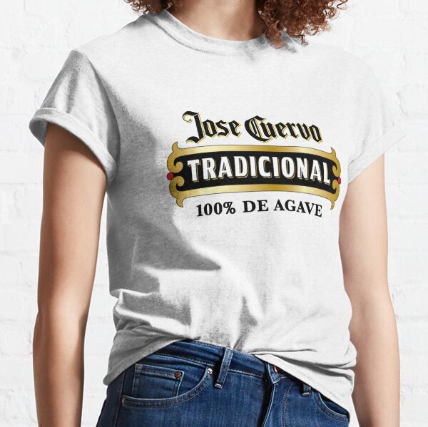 JOSE CUERVO Tradicional Reposado Tequila 100 Blue Agave Black T-shirt 