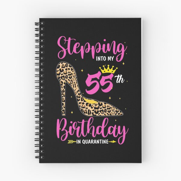 Item preview, Stepping Into My 55th Birthday Quarantine Leopard designed and sold by CreativeGift.