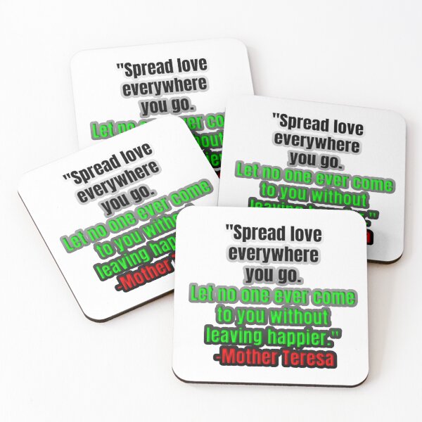 Item preview, Mother Teresa Quotes designed and sold by QuotesDogma.