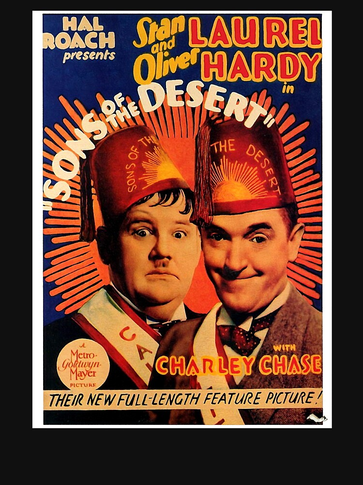 Laurel And Hardy Sons Of The Desert T Shirts Redbubble