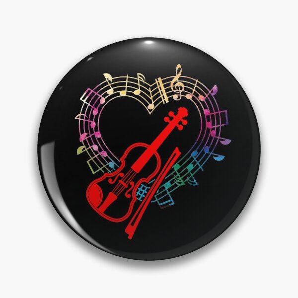 Item preview, Girl Musician Heart Violin  designed and sold by bestshirtdesign.