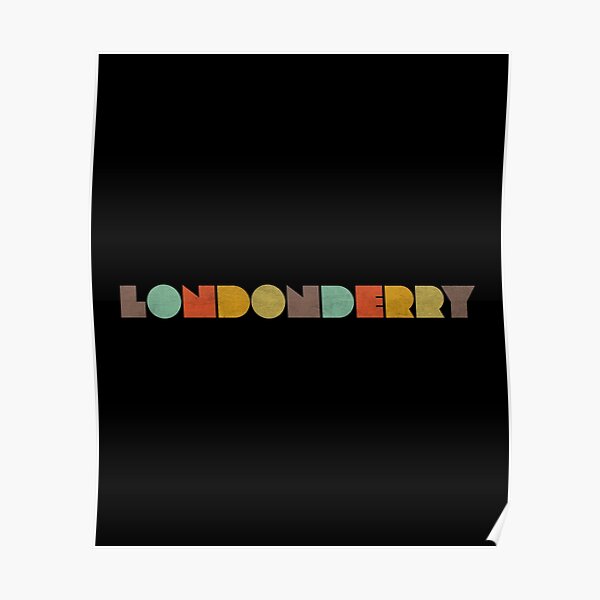 Londonderry Vintage Poster