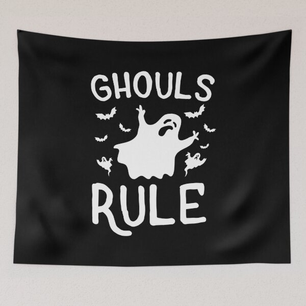 Item preview, Halloween Ghouls Rule Funny Scary Ghost Gift designed and sold by haselshirt.