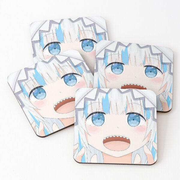 Item preview, Shark girl anime face mask designed and sold by Japanculture.