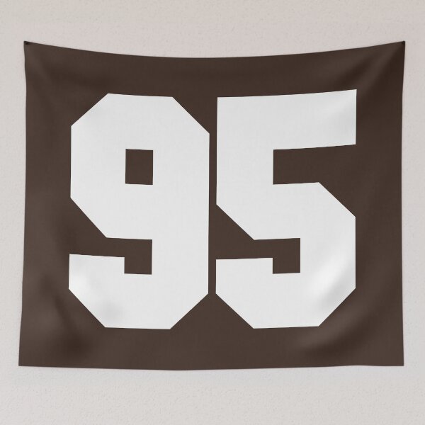 Item preview, 95 Number Cleveland Sports Ninety-Five Brown Jersey designed and sold by HelloFromAja.