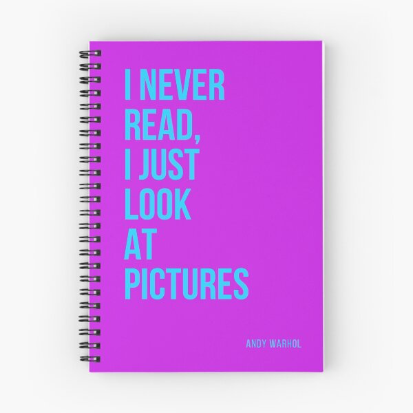 Item preview, I Never Read, I Just Look At The Pictures - Andy Warhol designed and sold by ricknosis.