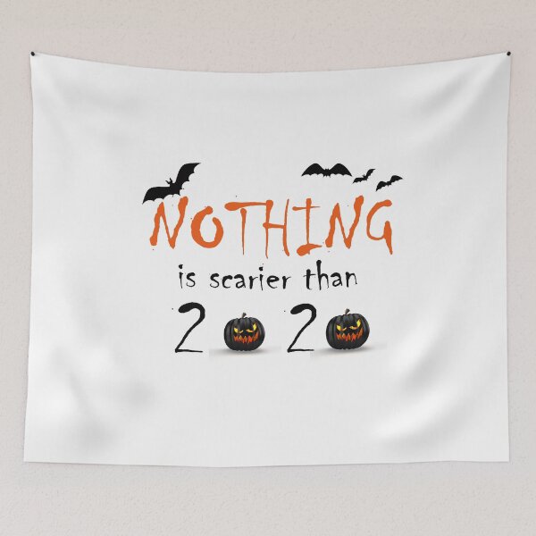 Item preview, Nothing is scarier than 2020, Funny Halloween, Funny Halloween, Happy Halloween , 2020 Halloween , Funny Quote  designed and sold by TshirtTyou.