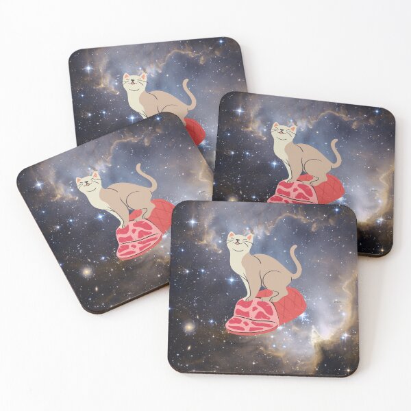 Item preview, Cat and Ham in Galaxy designed and sold by SpicyCherrys.