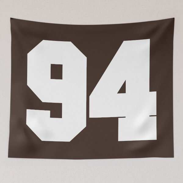 Item preview, 94 Number Cleveland Sports Ninety-Four Brown Jersey designed and sold by HelloFromAja.