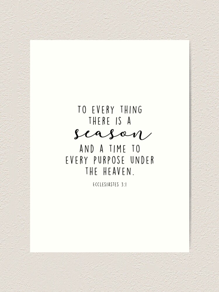 A Time For Every Purpose {Small Wall Tapestry} A Time For Every Purpose {Small Wall Tapestry}