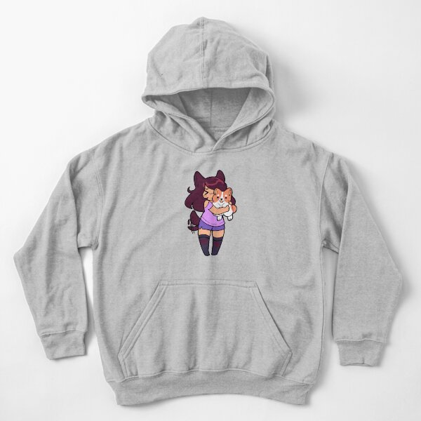 aphmau Cute with her Dog Kids Pullover Hoodie