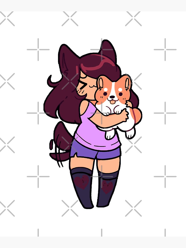 aphmau corgi plush