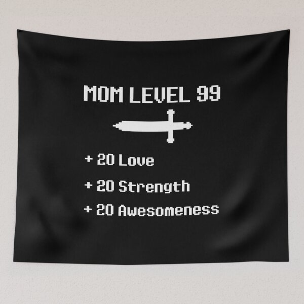 Item preview, Mom Level 99 RPG Video Game - Mothers Day Birthday Gift designed and sold by Superhero Gear.