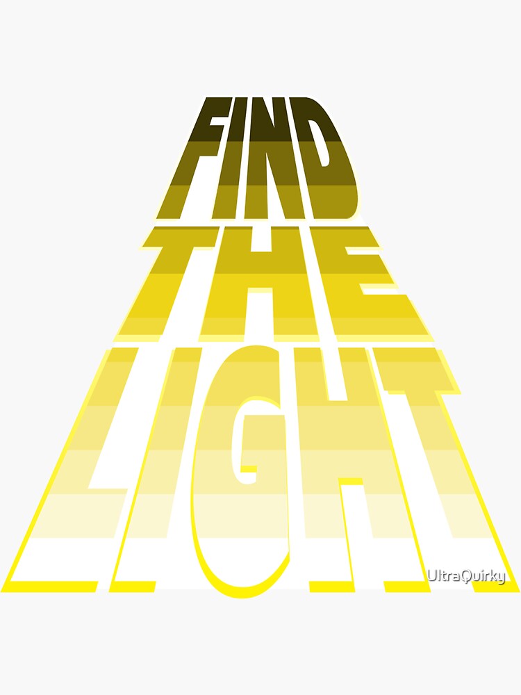 Find the Light - Yellow. by UltraQuirky