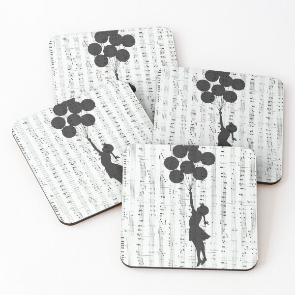 Item preview, Flying Balloons Girl-Banksy Art Graffiti designed and sold by IvonDesign.