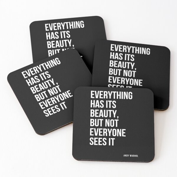 Item preview, Everything Has Its Beauty, But Not Everyone Sees It - Andy Warhol designed and sold by ricknosis.