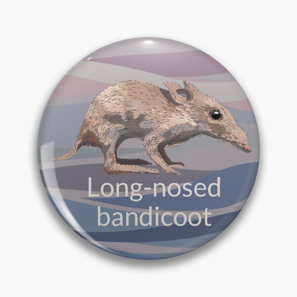 Item preview, Bandicoot on the colourful wavy background designed and sold by korasi.