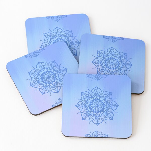 Item preview, Blue ombre mandala designed and sold by bohoDecor.