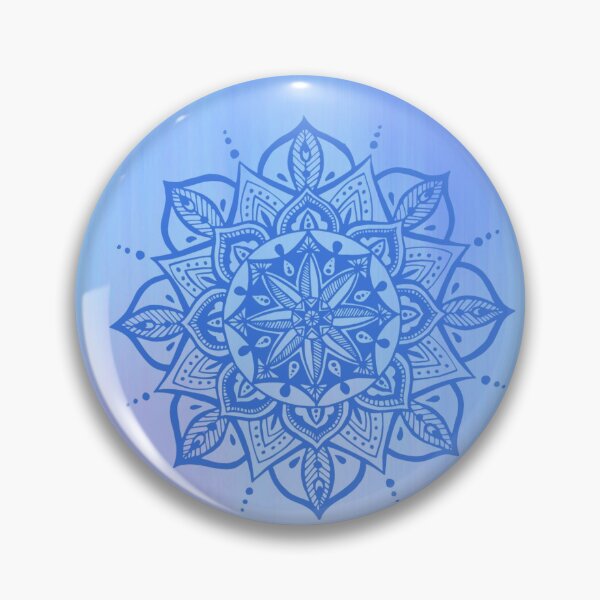 Item preview, Blue ombre mandala designed and sold by bohoDecor.