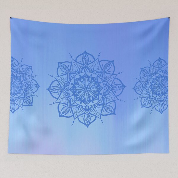 Item preview, Blue ombre mandala designed and sold by bohoDecor.