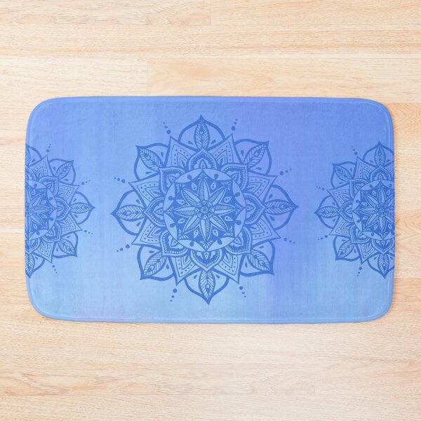 Item preview, Blue ombre mandala designed and sold by bohoDecor.