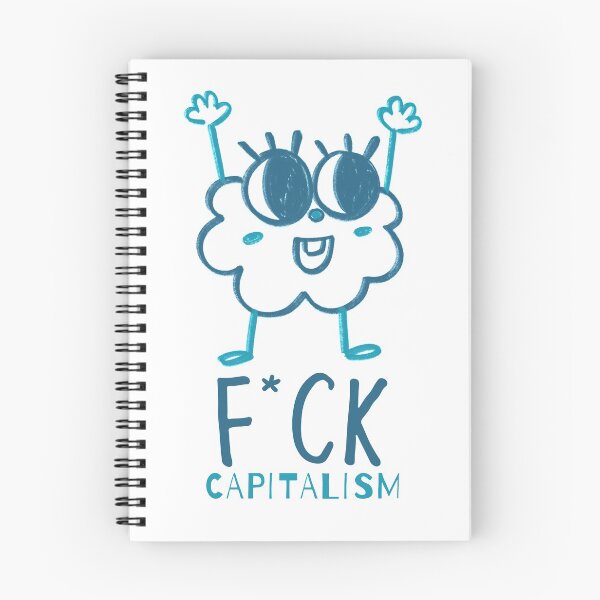 Item preview, F*ck Capitalim - Funny Happy Socialist Cloud designed and sold by Anthrocosmos.