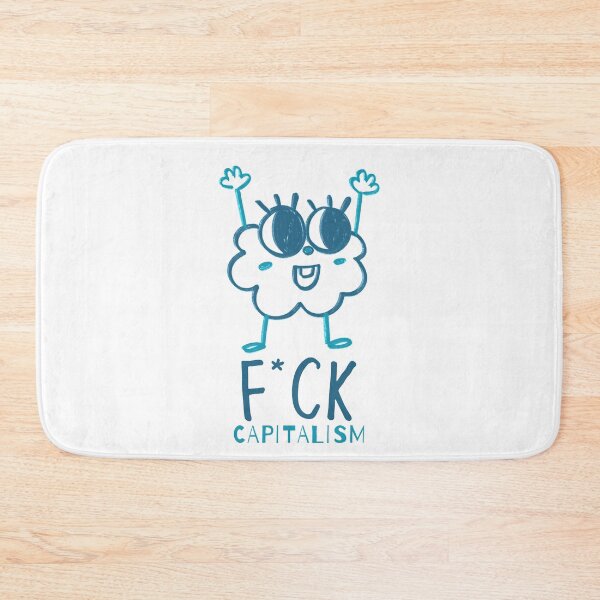 Item preview, F*ck Capitalim - Funny Happy Socialist Cloud designed and sold by Anthrocosmos.