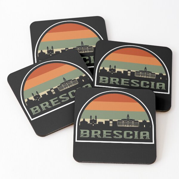 Item preview, Brescia Italy Skyline Silhouette Italian Flag Travel Souvenir designed and sold by TeeHome.