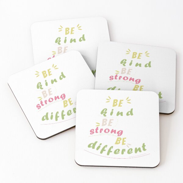 Item preview, Be kind be strong be different White designed and sold by Modern-Fusion.