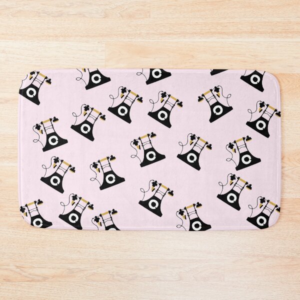 Item preview, Vintage Phone Print on Pink Background designed and sold by kapotka.