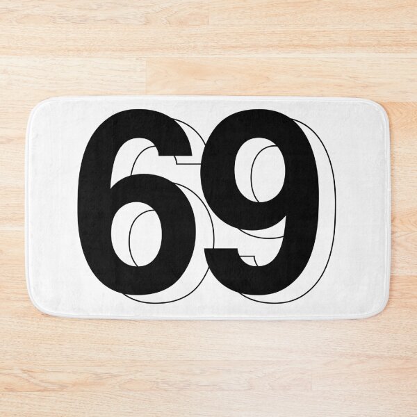 Item preview, 69 number typography design  designed and sold by Kvyom.