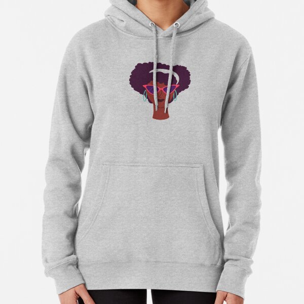 Queen Afro, Afro Lady T-Shirt, Black Power Tee, Woman Empowerment, African Shirt, Black History Shirt, Pullover Hoodie