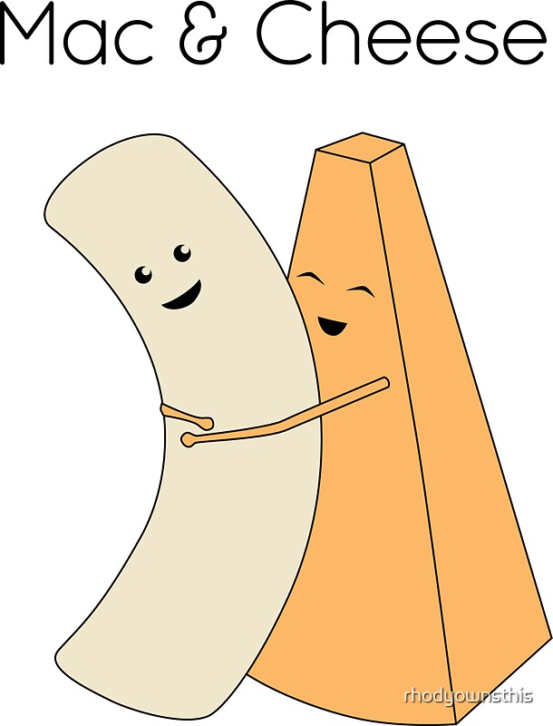 "Mac And Cheese" Stickers by rhodyownsthis | Redbubble